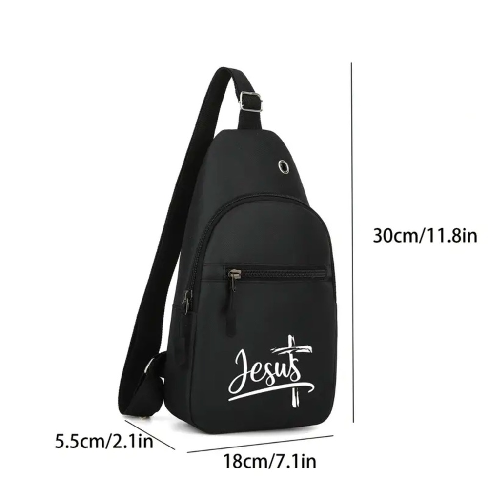 ”Jesus” Multifunctional Adjustable Strap Crossbod… - image 8